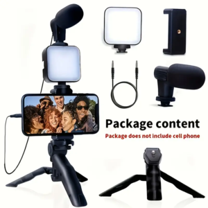 Portable LED Video Blogging Kit (Vlogging & Live Streaming)