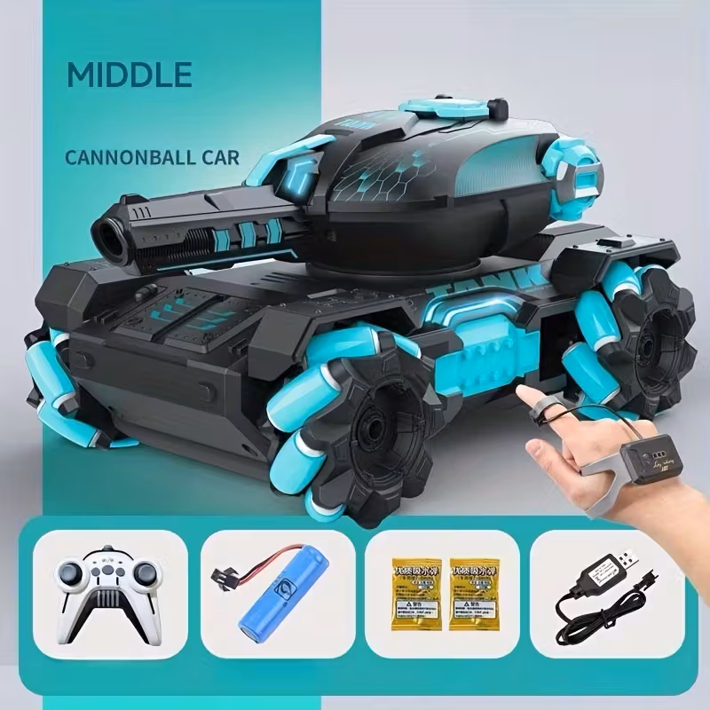 Orbeez Blaster RC Stunt Tank (360° Drift & Battle Ready) - Image 5