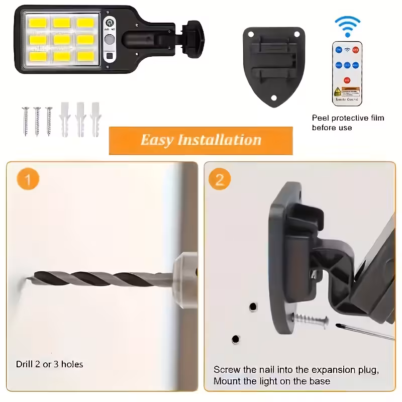 Solar Powered Motion Security Floodlight - Image 2