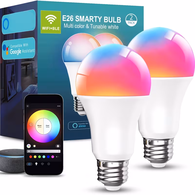 Eco-Smart Super-Energy Saving LED Light Bulbs (2 Pack)